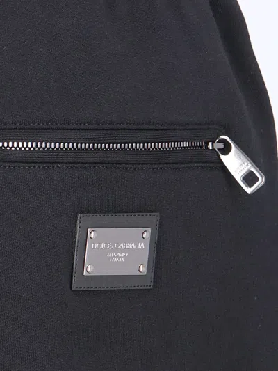 Dolce & Gabbana Logo Track Pants In Black