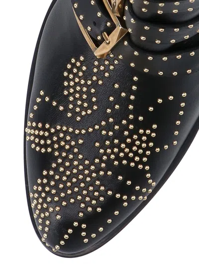 Chloé Susanna Nappa Leather Ankle Boot Shoes In Black