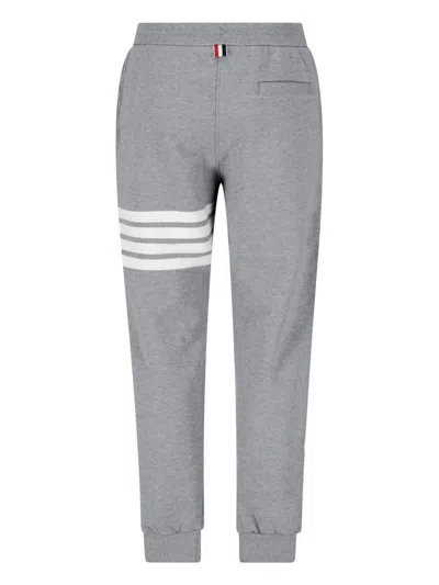 Thom Browne 4-bar Sweat Pants In Green