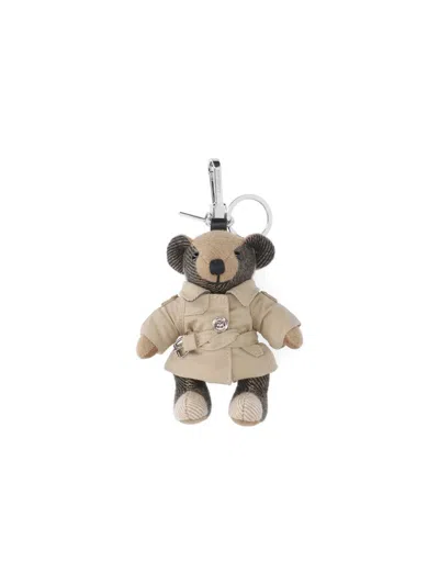 Burberry Thomas Trench Keyring In Brown