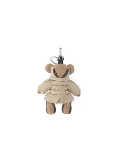 Burberry Thomas Trench Keyring In Brown