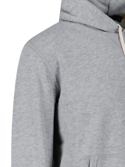 Polo Ralph Lauren Classic Pullover Hoodie With Drawstring In Gray