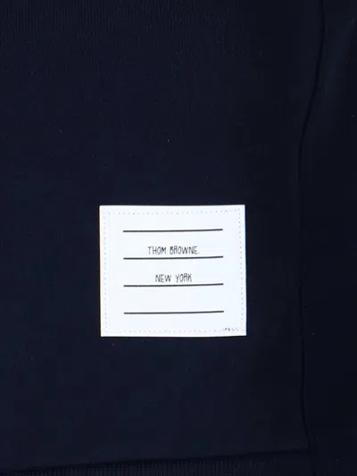 Thom Browne 4-bar Crewneck Sweatshirt In Black