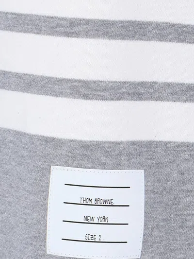 Thom Browne 4-bar Sweat Shorts In Gray