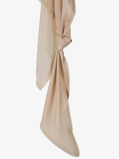Lemaire Multi-fabric Knot Top In Neutral