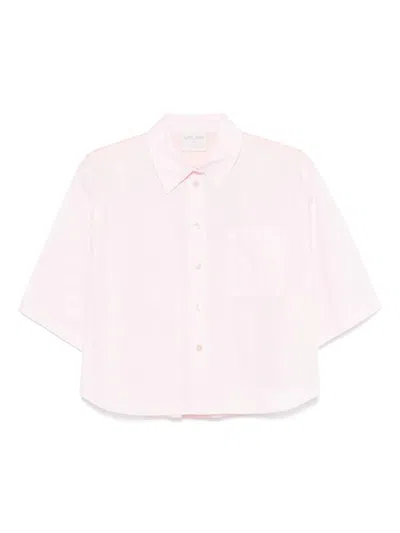 Forte Forte Half-sleeve Poplin Shirt In White