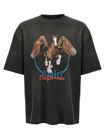 Amiri Pegaso T-shirt In Black