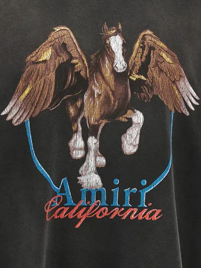 Amiri Pegaso T-shirt In Black