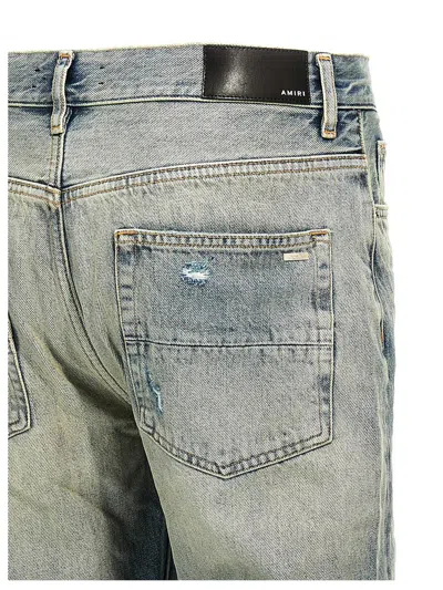 Amiri Released Hem Jeans In Blue