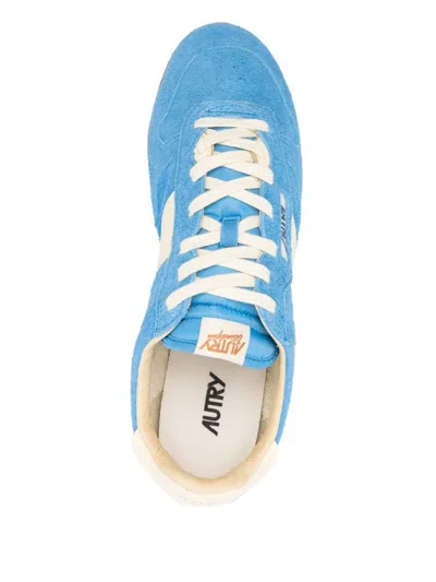 Autry Windspin Sneakers In Suede And Kyoto Leather And Rutabaga