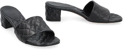 Bottega Veneta Amy Leather Mules In Multi