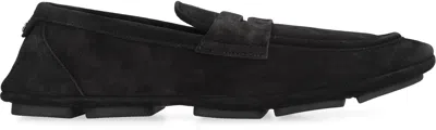 Dolce & Gabbana Dolce&gabbana Black Suede Loafer In Black