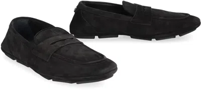 Dolce & Gabbana Dolce&gabbana Black Suede Loafer In Black