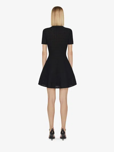 Givenchy Robe Polo En Jacquard Monogramme 72 In Black
