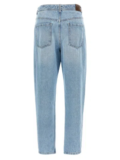 Brunello Cucinelli Light Blue Monile Jeans In Blue
