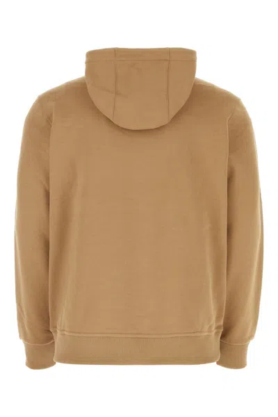 Burberry Biscuit Cotton Sweatshirt In Brown