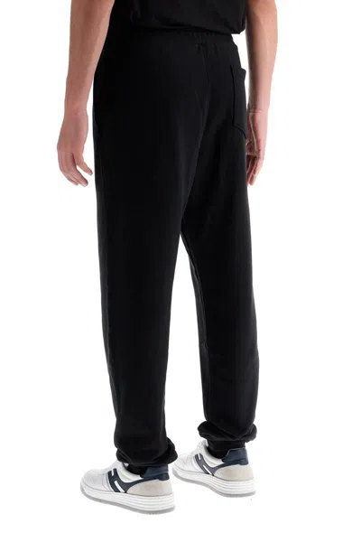 Moschino Teddy Bear-print Cotton Track Pants In Black