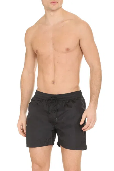 The (alphabet) Drawstring Swim Shorts