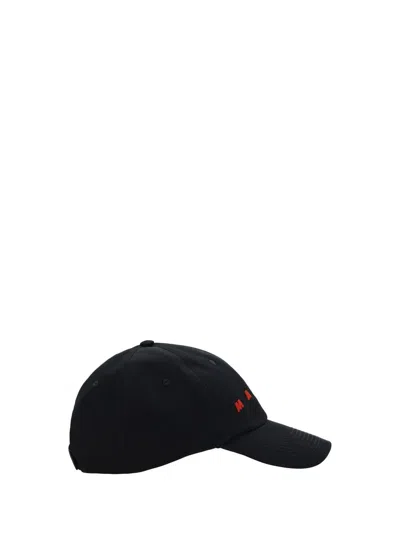 Marni Baseball Hat In Black