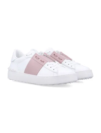 Valentino Rockstud Untitled Sneakers In White