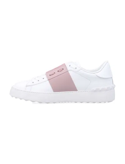 Valentino Rockstud Untitled Sneakers In White
