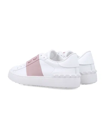 Valentino Rockstud Untitled Sneakers In White