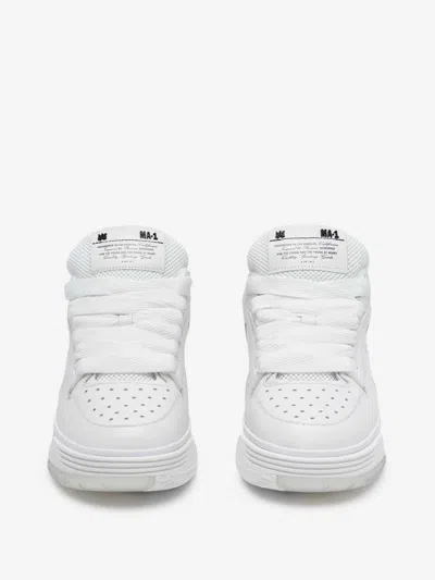 Amiri Ma-1 Leather-trim Mesh Sneakers In Blue
