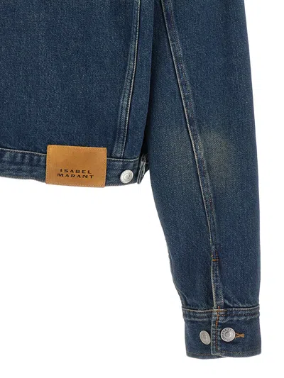 Isabel Marant Tadia Denim Jacket In Blue