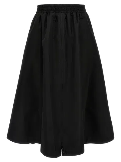 Golden Goose Circle Skirt In Nylon In Black