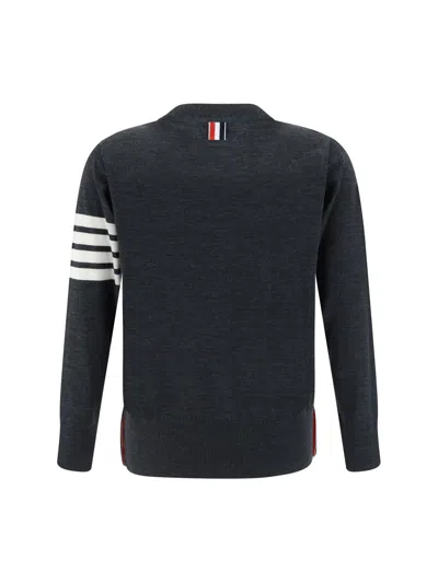 Thom Browne Cardigan In Gray