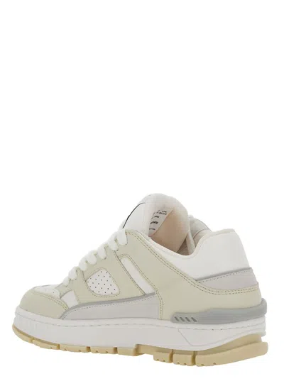 Axel Arigato Area Lo Sneaker Sneakers In Beige Leather In White