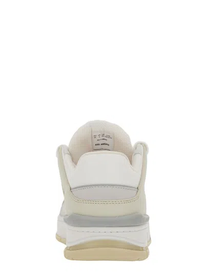 Axel Arigato Area Lo Sneaker Sneakers In Beige Leather In White