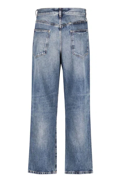 Givenchy Logo Plaque Straight-leg Jeans