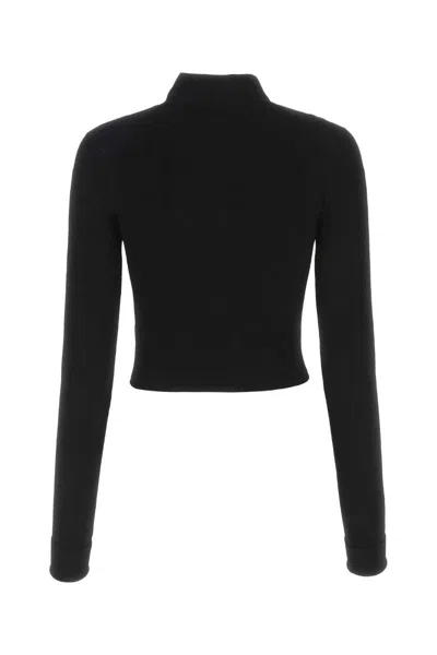 Dion Lee Black Viscose Blend Top