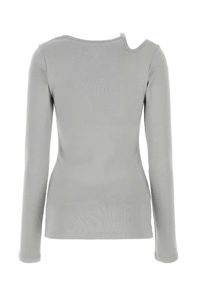 Low Classic Ribbed Crewneck Long Sleeve Fitted Top
