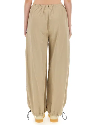 Mm6 Maison Margiela Woman Pants Beige Size 8 Cotton In Nude