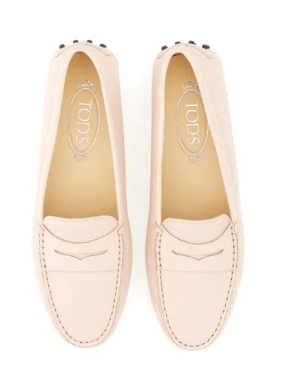 Tod's Almond Toe Suede Loafers