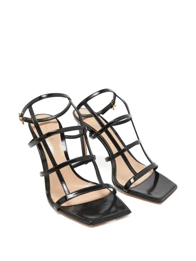 Pre-owned Gianvito Rossi Patent-leather Cage Sandals