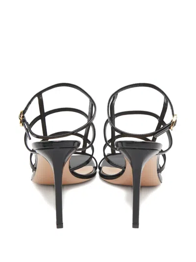 Pre-owned Gianvito Rossi Patent-leather Cage Sandals
