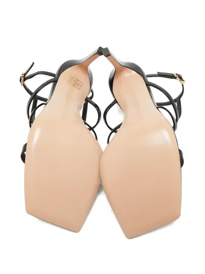 Pre-owned Gianvito Rossi Patent-leather Cage Sandals