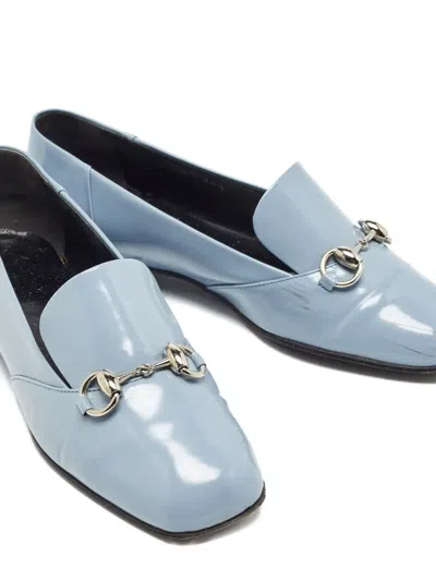 Pre-owned Gucci Patent Leather Loafers