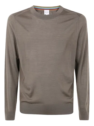 Paul Smith Mens Sweater Crew Neck In Green
