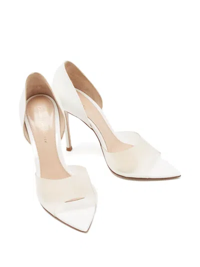 Pre-owned Gianvito Rossi Patent Leather Clear Panel Pumps
