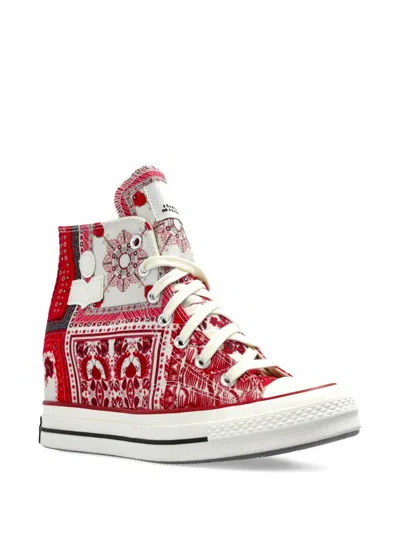 Converse X Isabel Marant Chuck 70 High-top Sneakers In Red