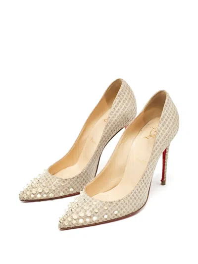 Pre-owned Christian Louboutin Spike Embellishment Pumps