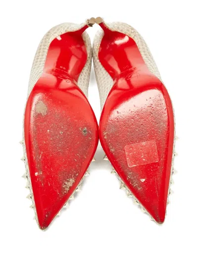 Pre-owned Christian Louboutin Spike Embellishment Pumps