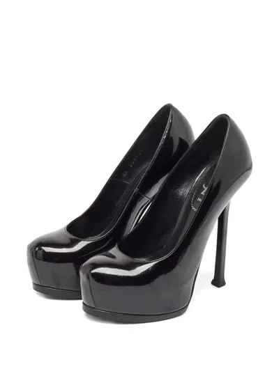 Pre-owned Saint Laurent Patent Leather Platform Pumps