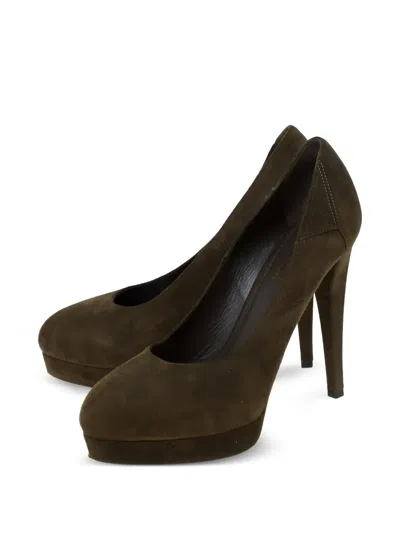 Pre-owned Saint Laurent 125mm Leather Pumps