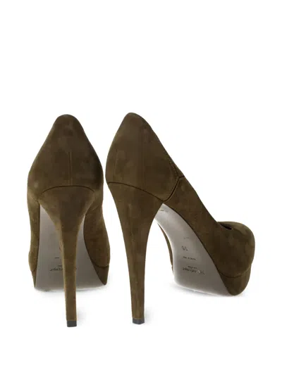Pre-owned Saint Laurent 125mm Leather Pumps