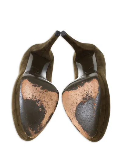 Pre-owned Saint Laurent 125mm Leather Pumps